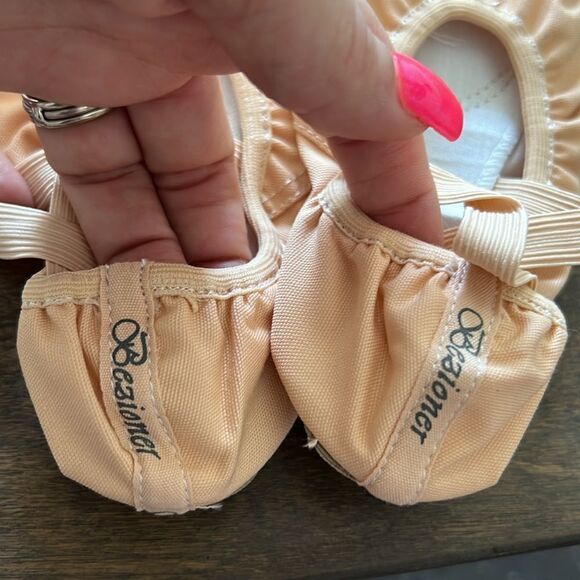 Bezioner Ballet Slippers Canvas Ballet Dance Shoes in Pink Black Split S… - Picture 4 of 9